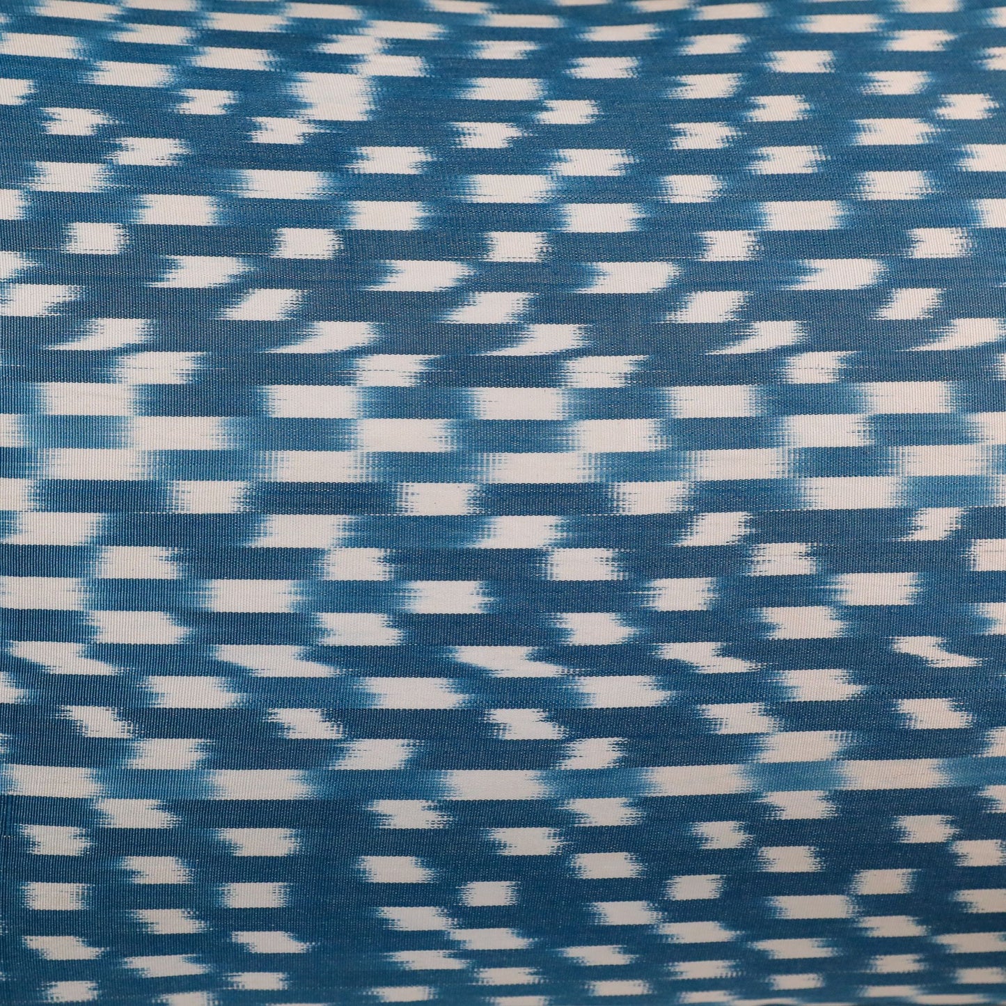 Silk Ikat Blue Grid