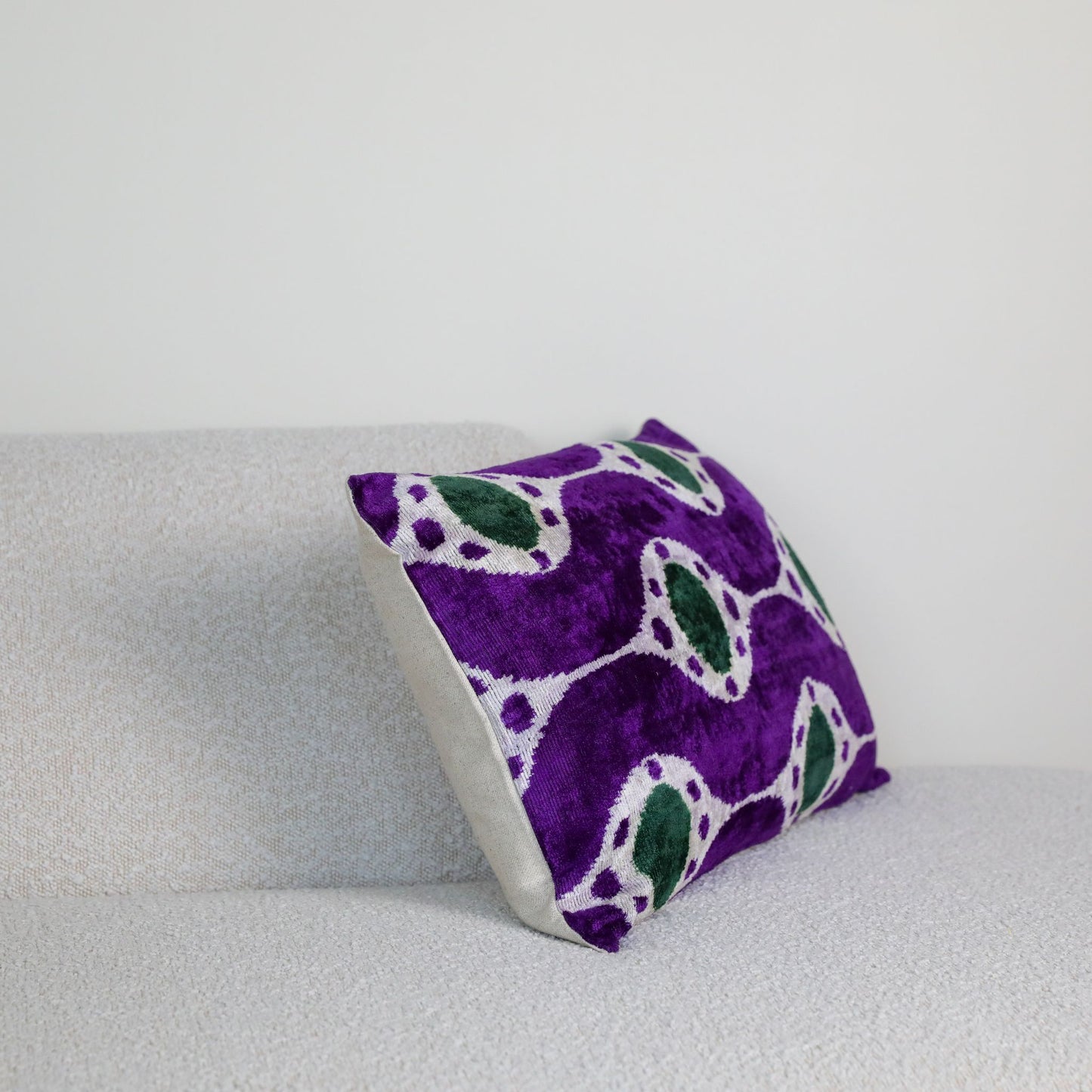 Velvet Ikat Purple Chain