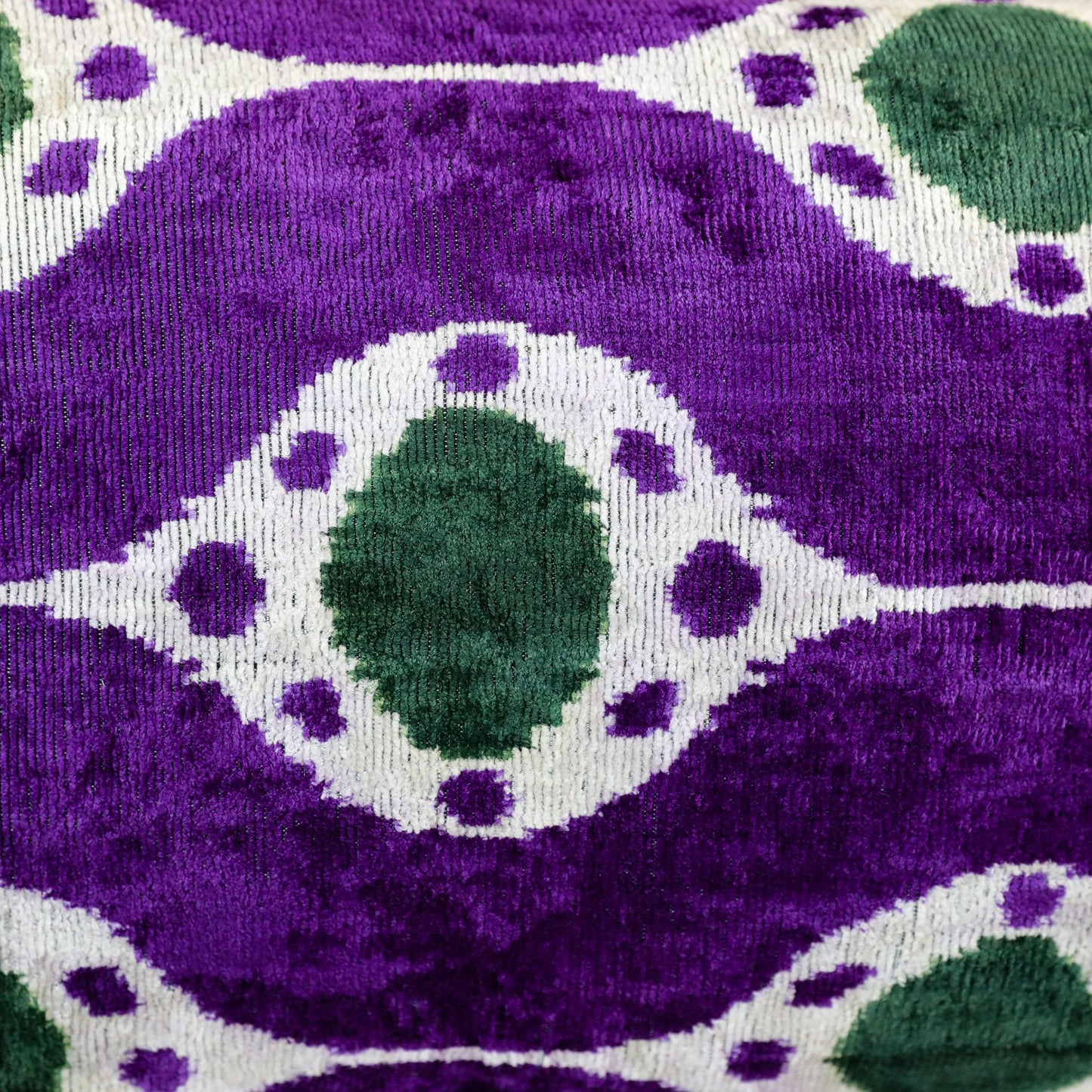 Velvet Ikat Purple Chain