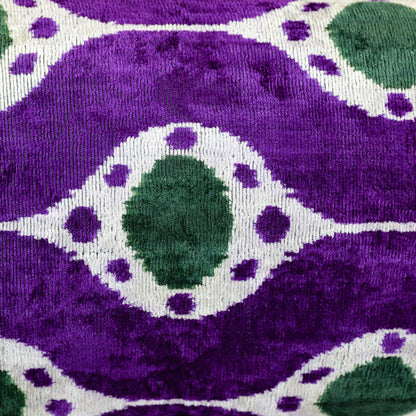 Velvet Ikat Purple Chain