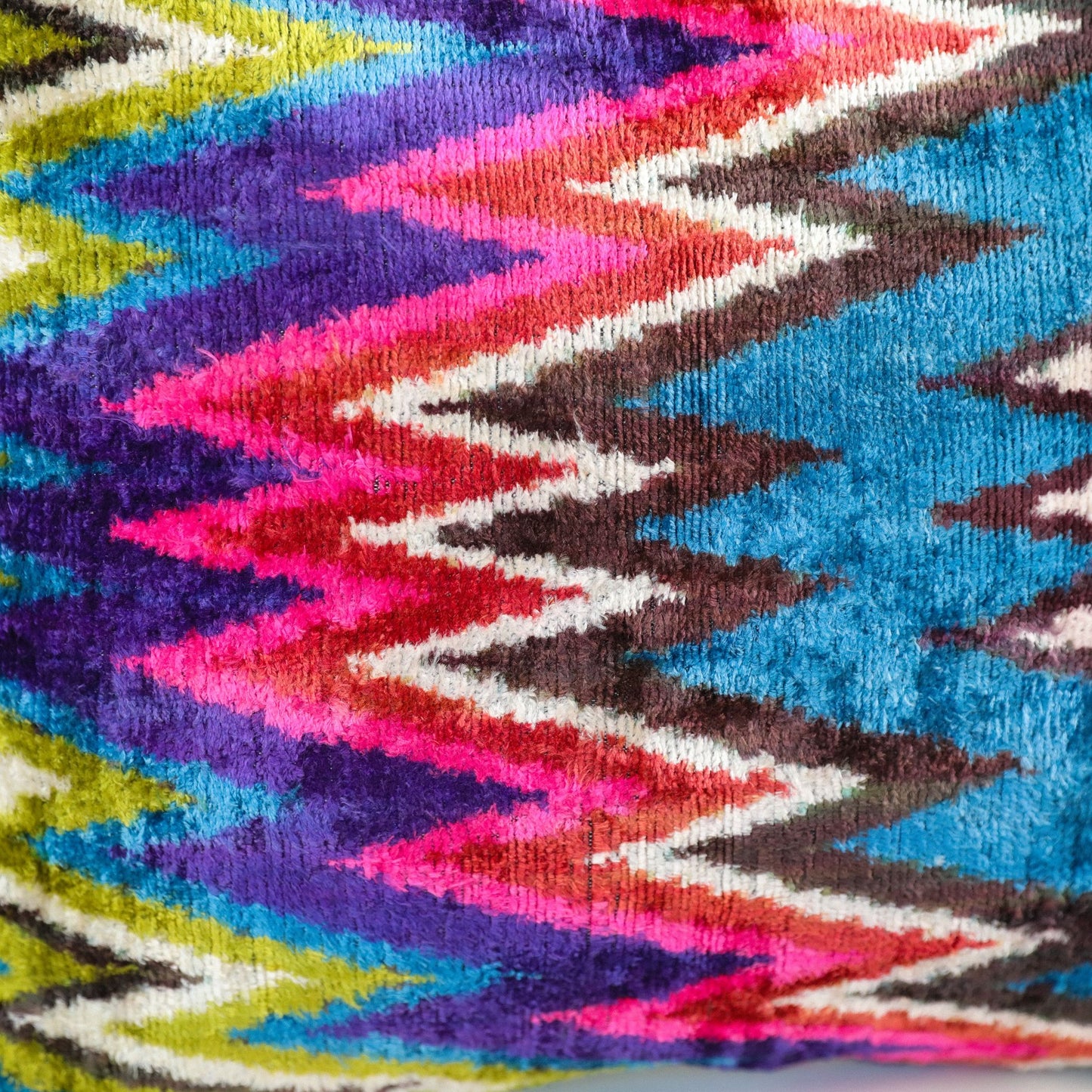 Velvet Ikat Mizzona Zigzag