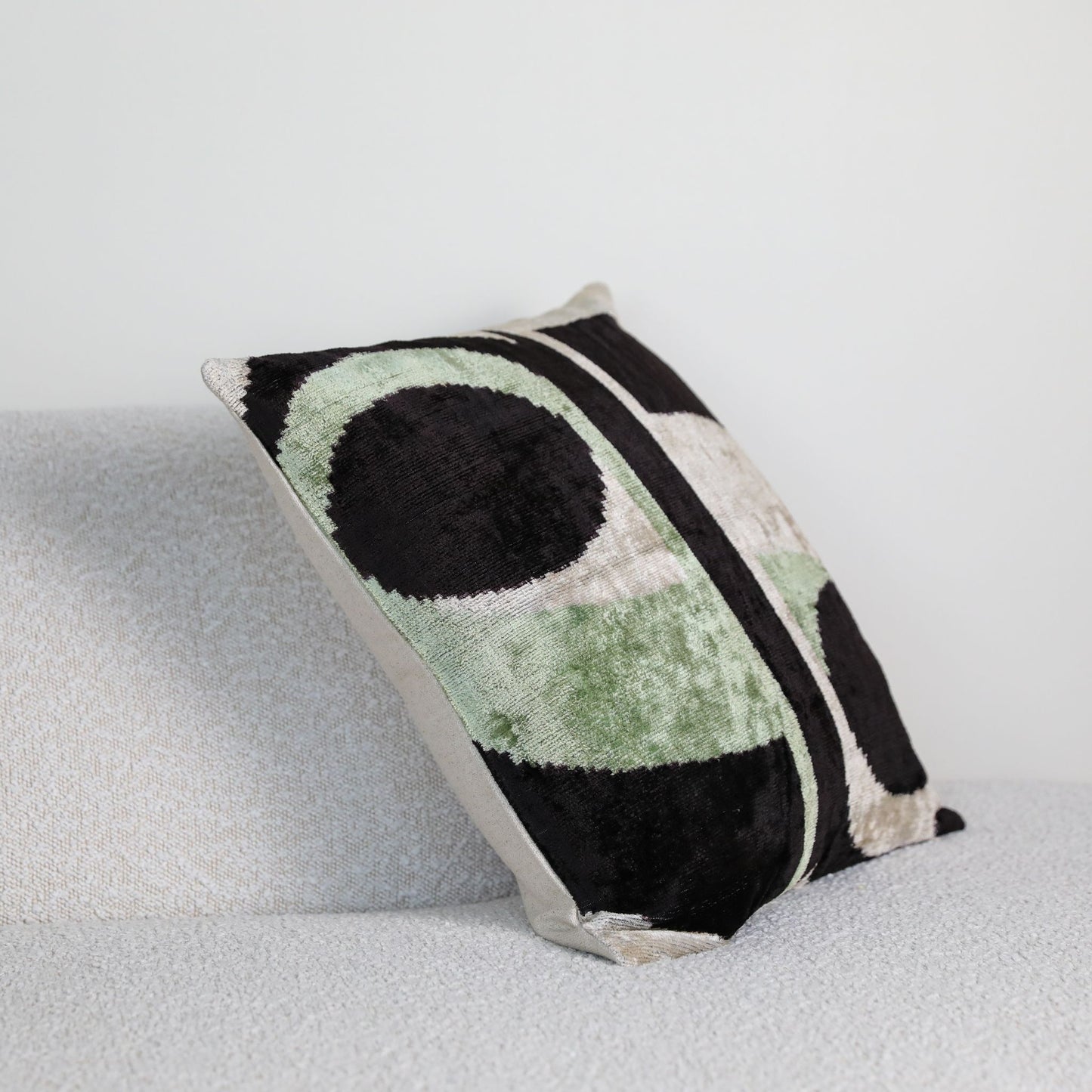Velvet Ikat Green Axis
