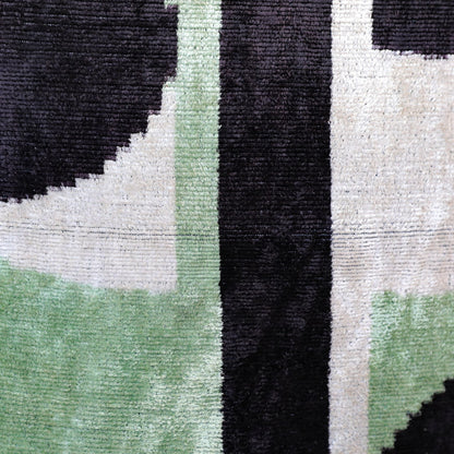 Velvet Ikat Green Axis