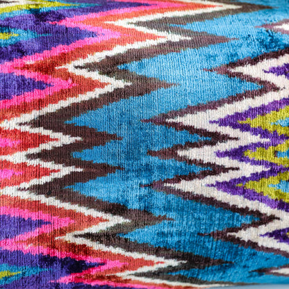 Velvet Ikat Mizzona Zigzag