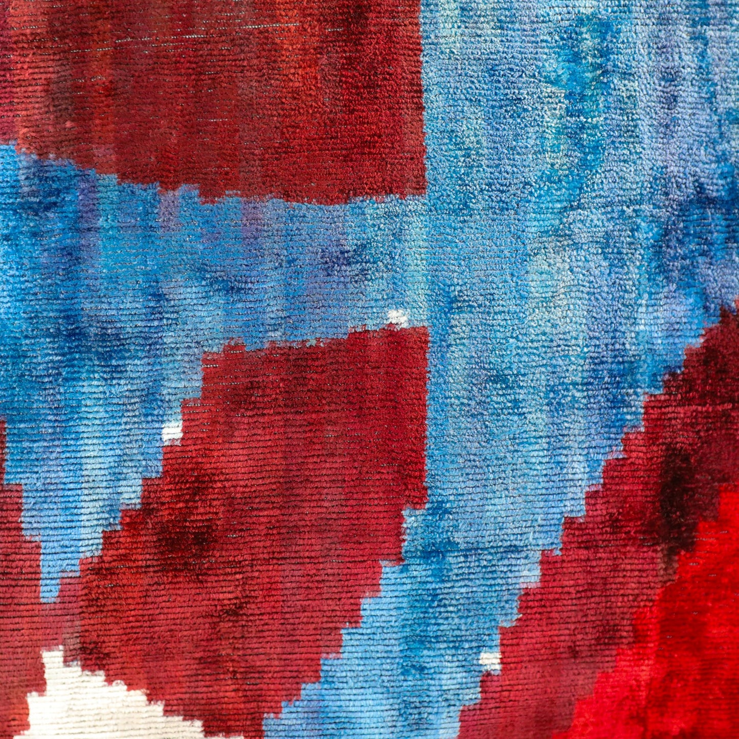 Velvet Ikat Red Contrast