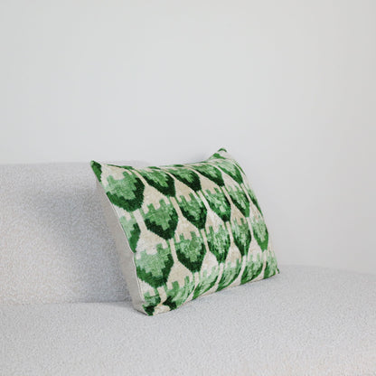 Velvet Ikat Green Grove