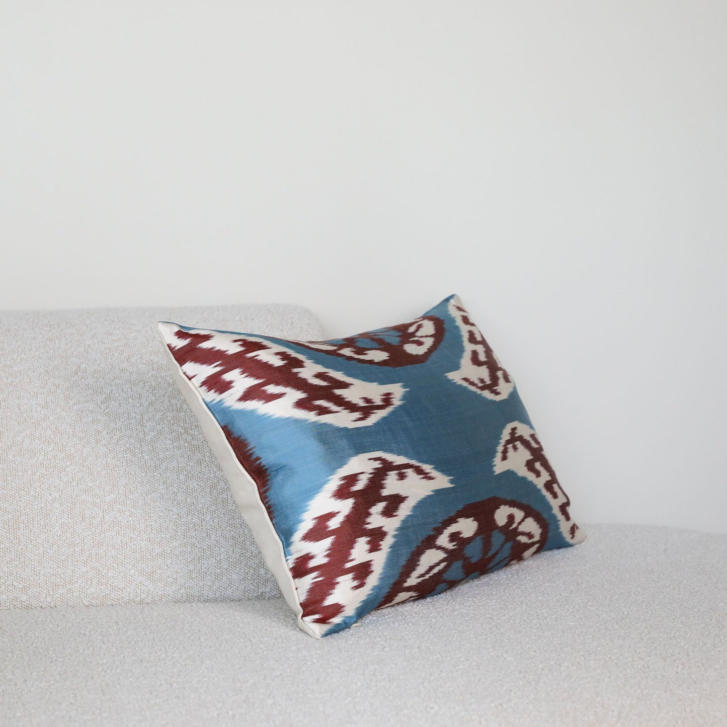 Silk Ikat Symmetry Blue