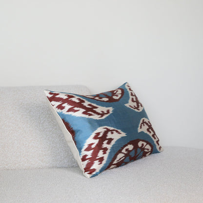 Silk Ikat Symmetry Blue
