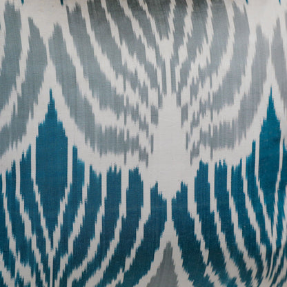 Silk Ikat Wave Blue