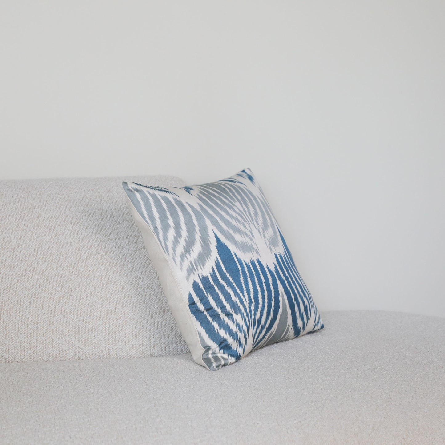 Silk Ikat Wave Blue