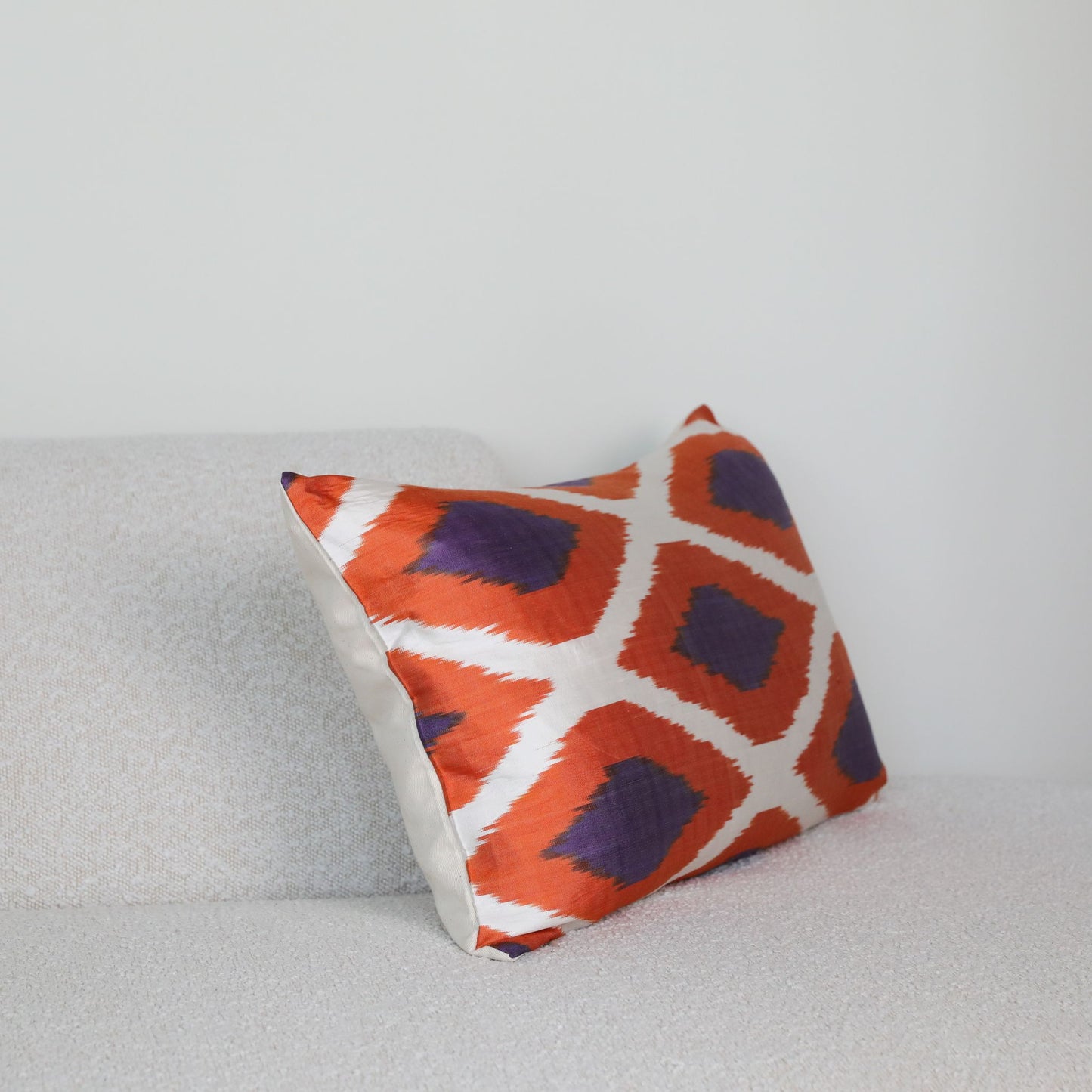 Silk Ikat Orange Violet