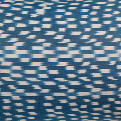 Silk Ikat Blue Grid
