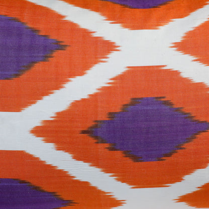 Silk Ikat Orange Violet