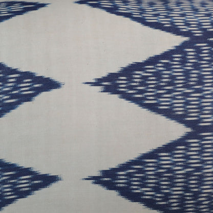 Silk Ikat Indigo Diamond