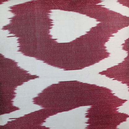 Silk Ikat Burgundy