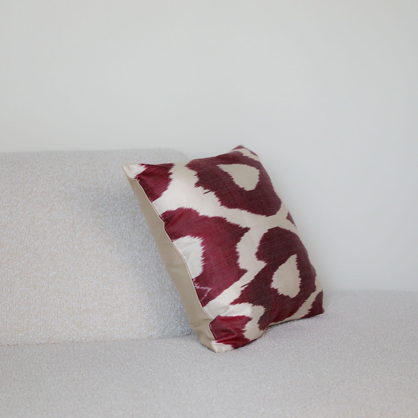 Silk Ikat Burgundy