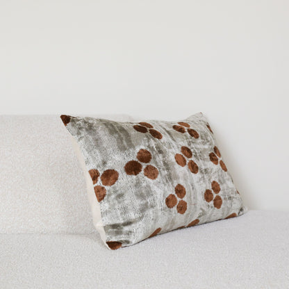 Velvet Ikat  Coper Dots