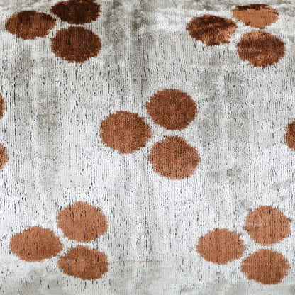 Velvet Ikat  Coper Dots