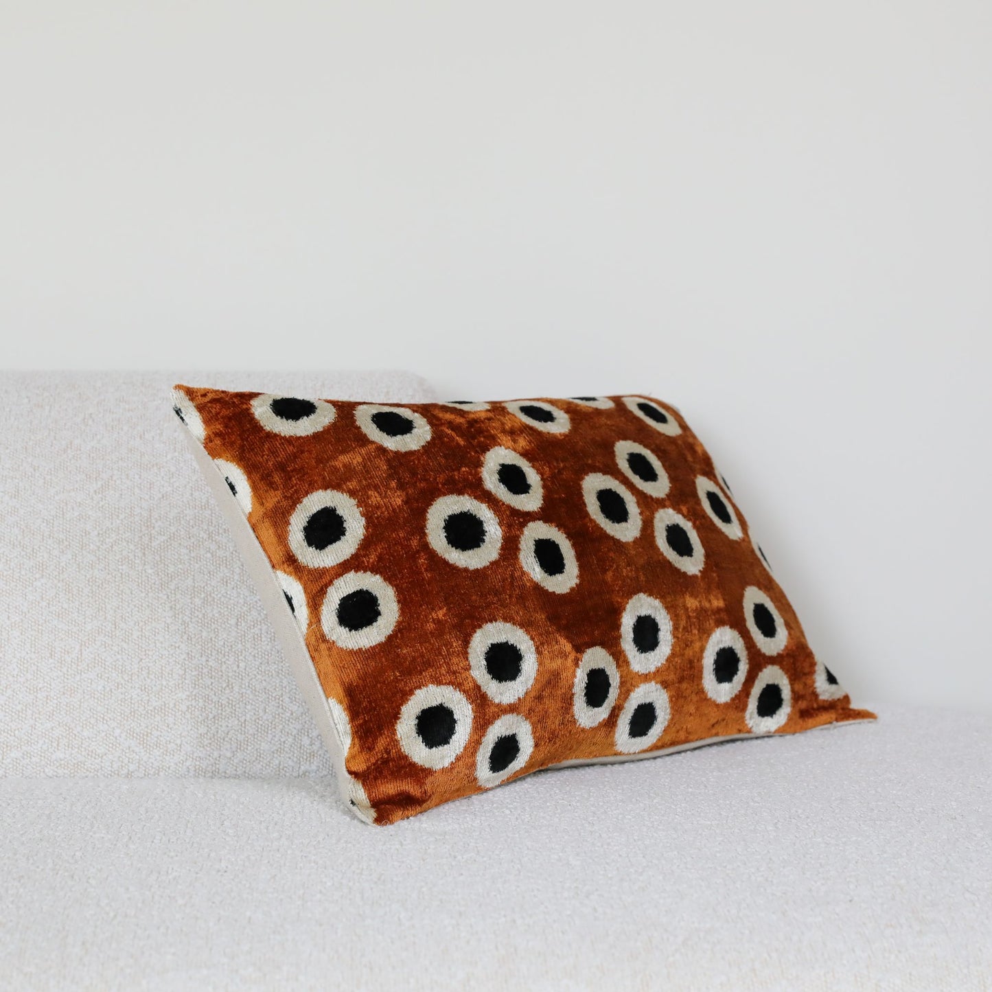 Velvet Ikat Terracota Dots