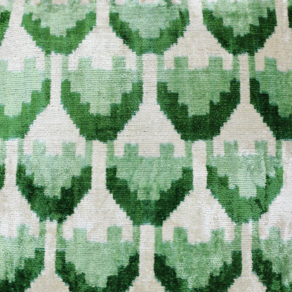 Velvet Ikat Green Grove