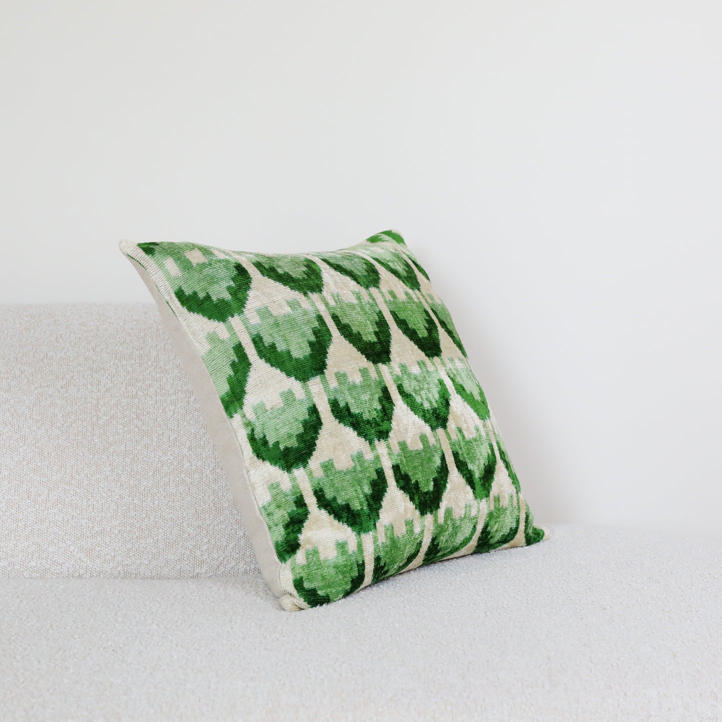 Velvet Ikat Green Grove