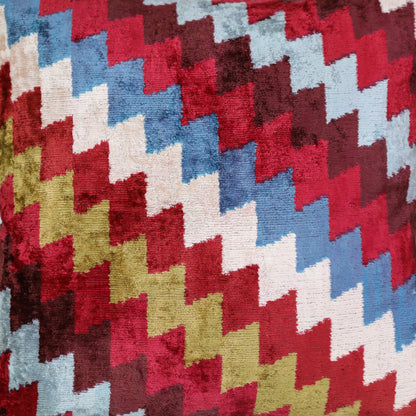Velvet Ikat Red Mizzona