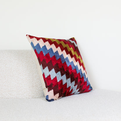 Velvet Ikat Red Mizzona