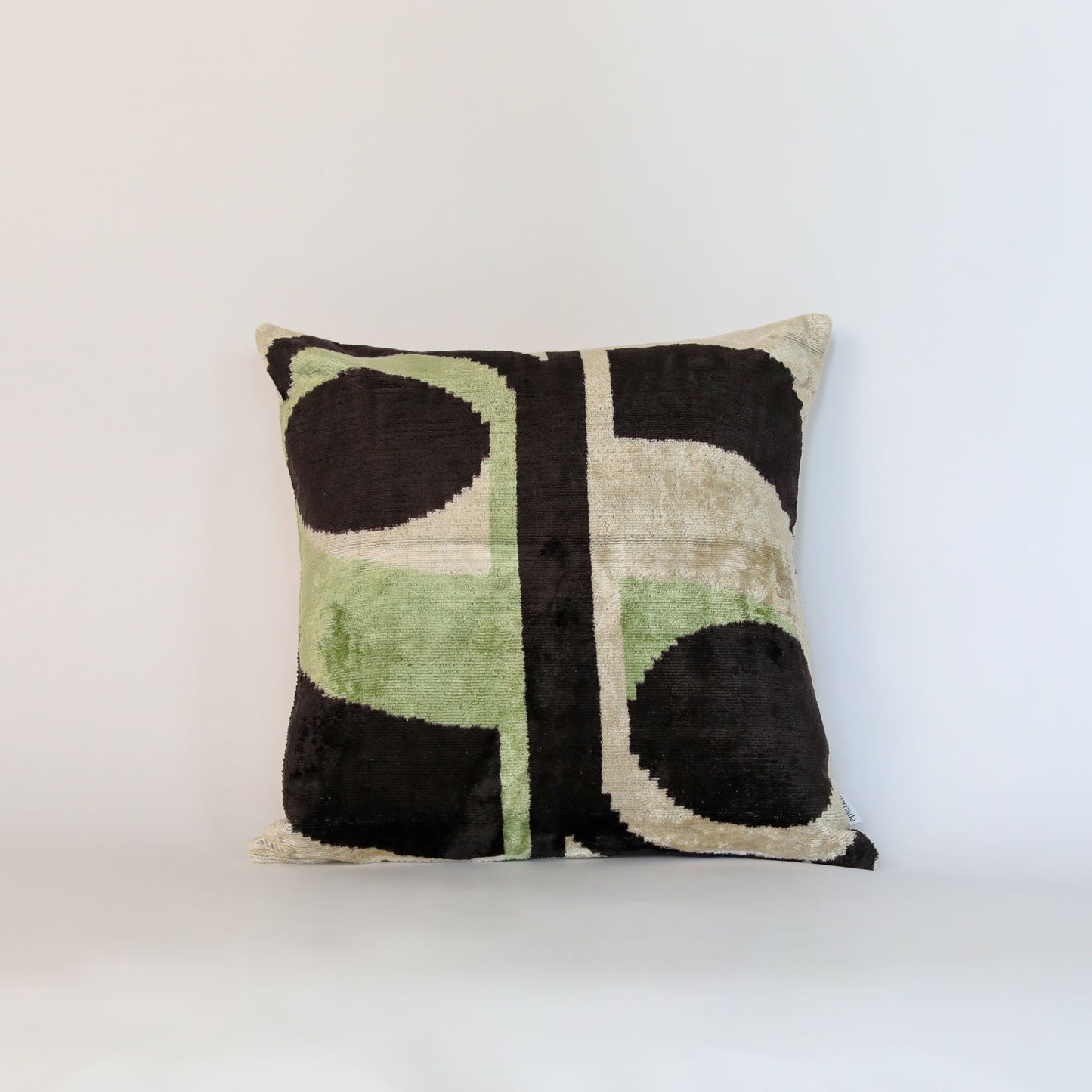 Velvet Ikat Green Axis
