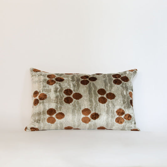 Velvet Ikat  Coper Dots