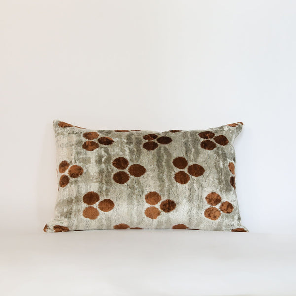 Velvet Ikat  Coper Dots