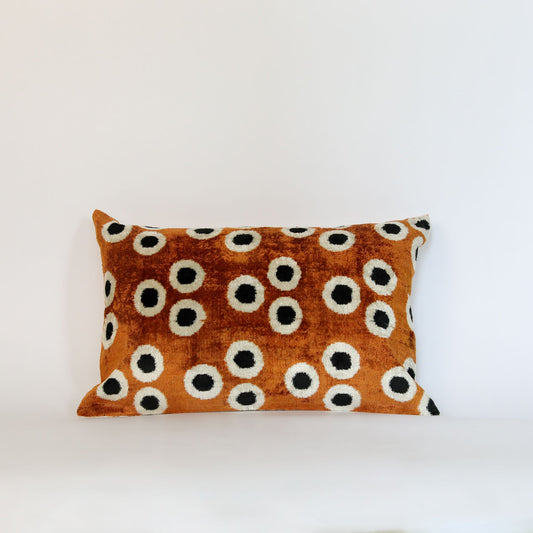 Velvet Ikat Terracota Dots