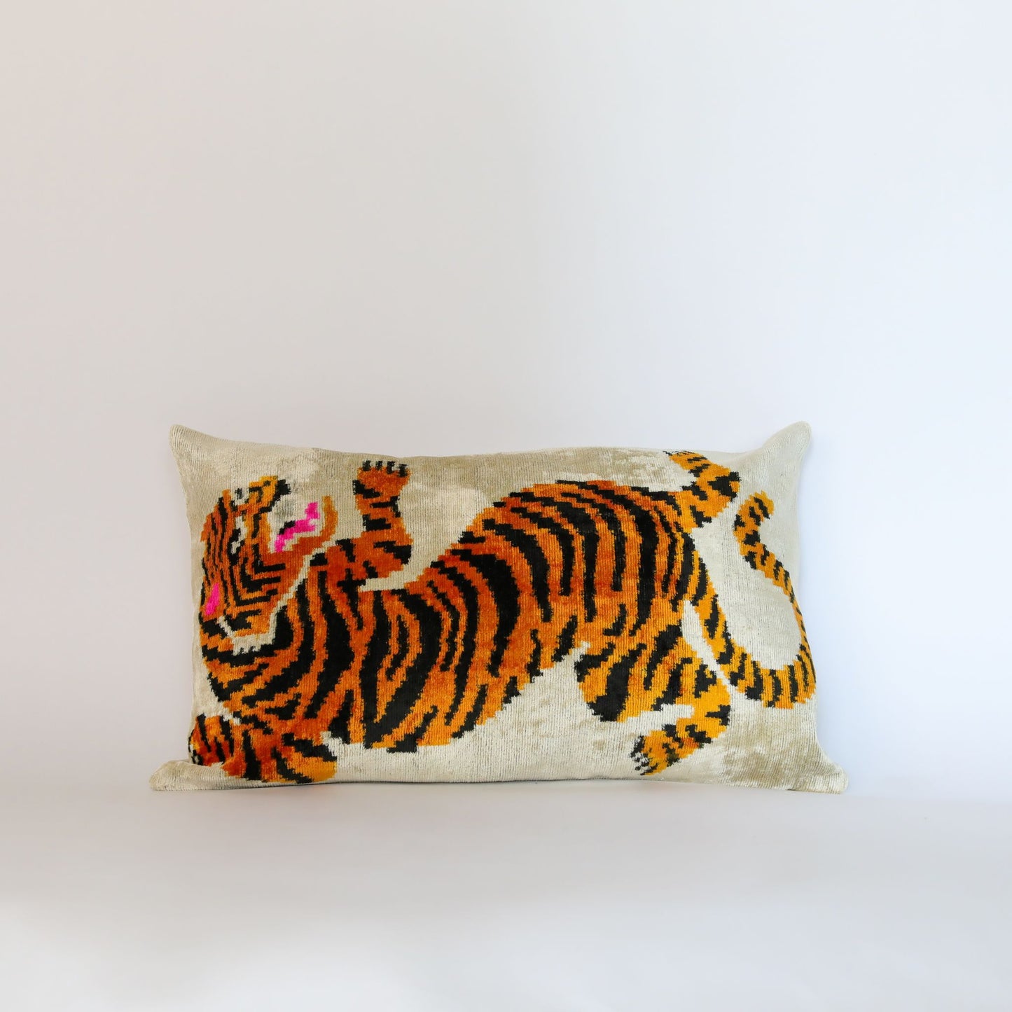 Velvet Ikat  Wild Tiger