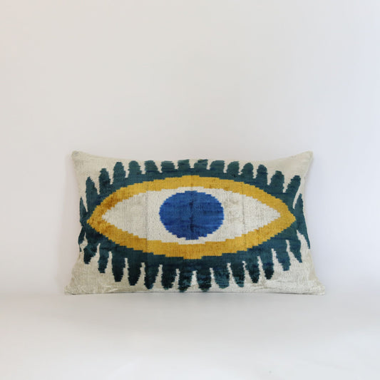 Velvet Ikat  Evil Eye