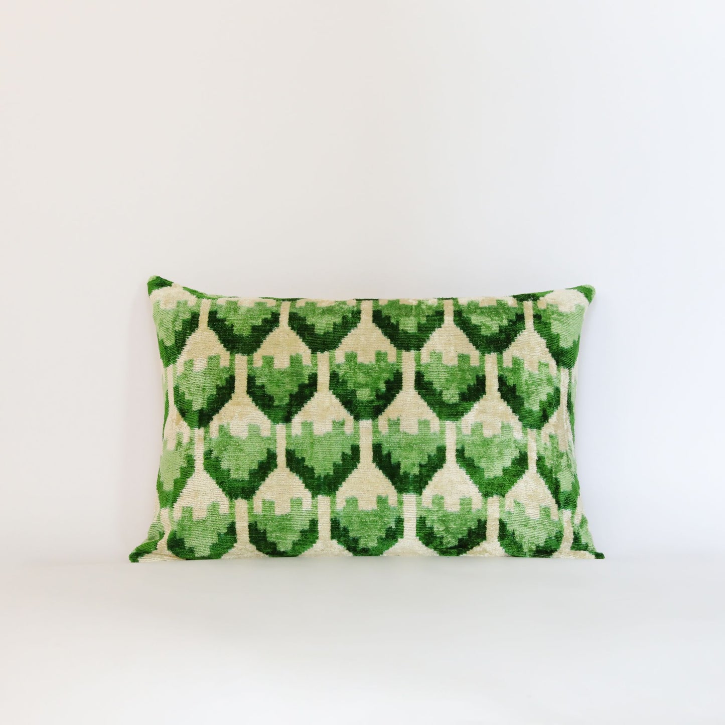 Velvet Ikat Green Grove