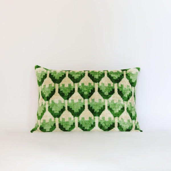 Velvet Ikat Green Grove