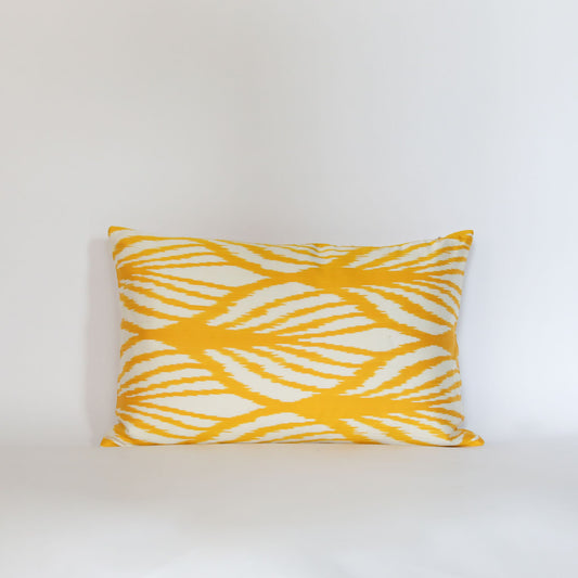 Silk Ikat Yellow Flame