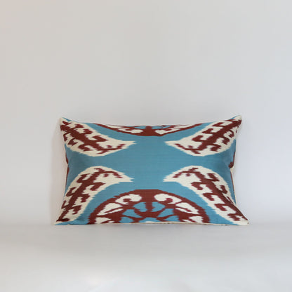 Silk Ikat Symmetry Blue