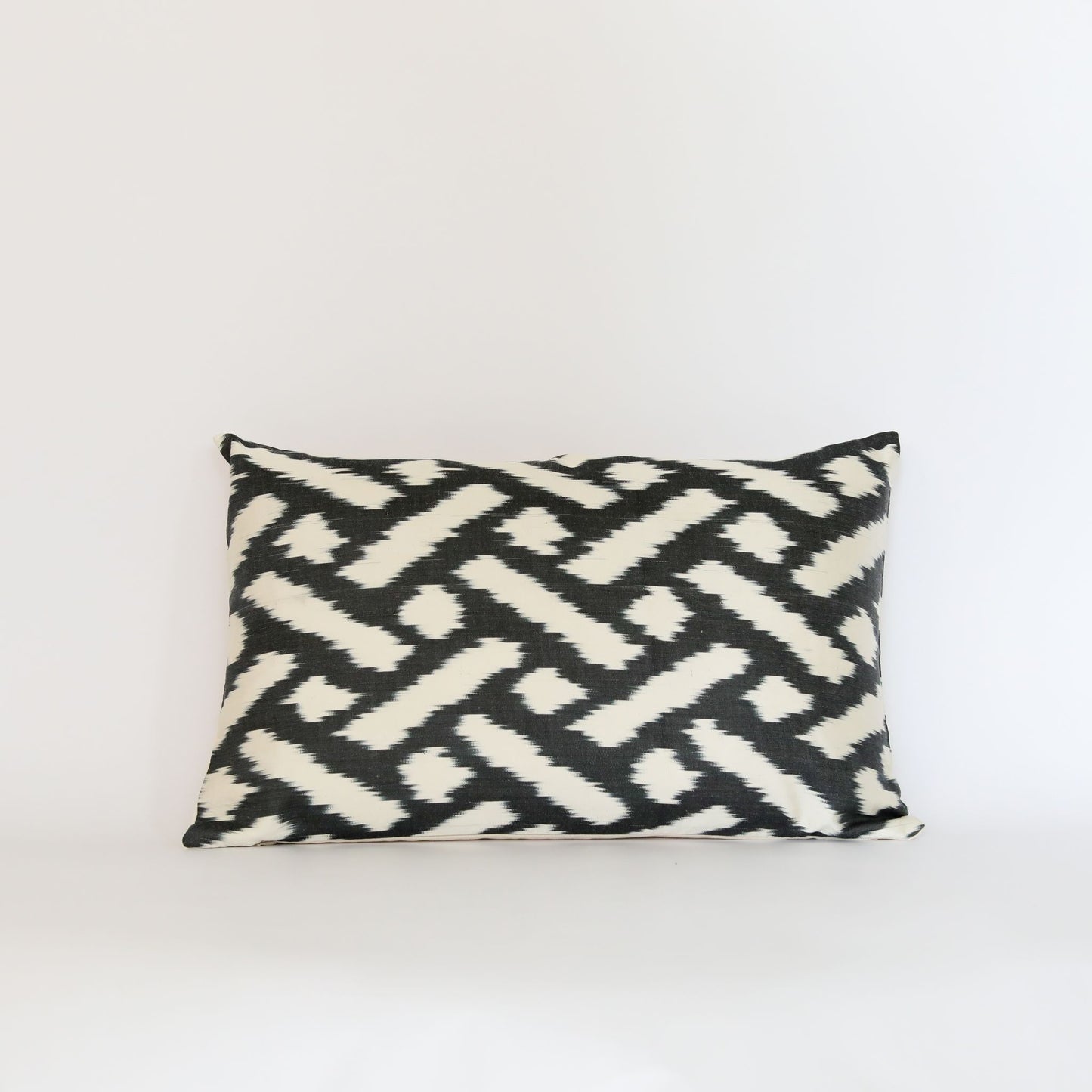 Silk Ikat Black Pattern