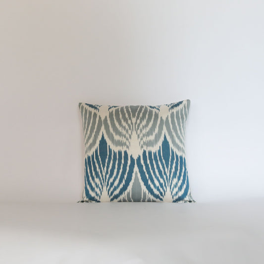 Silk Ikat Wave Blue