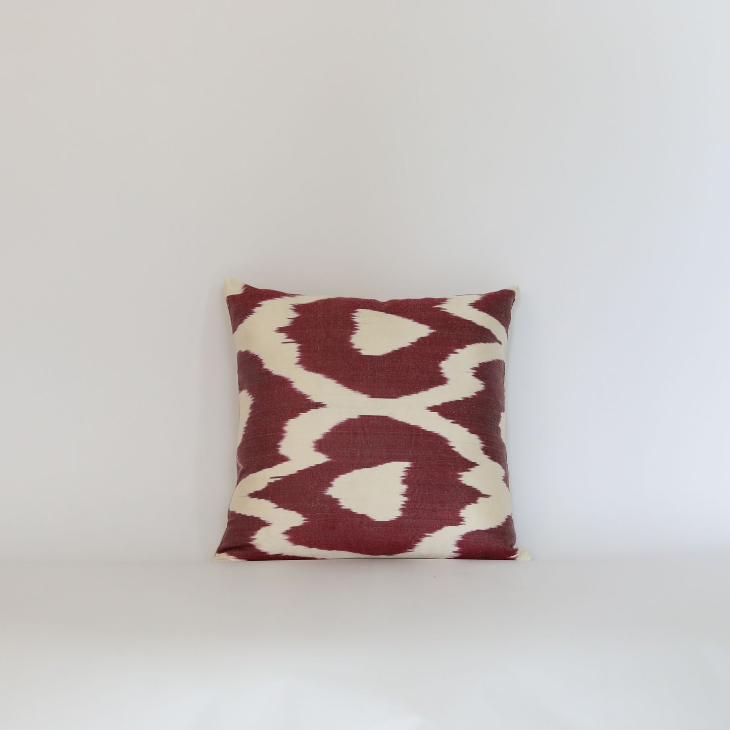 Silk Ikat Burgundy
