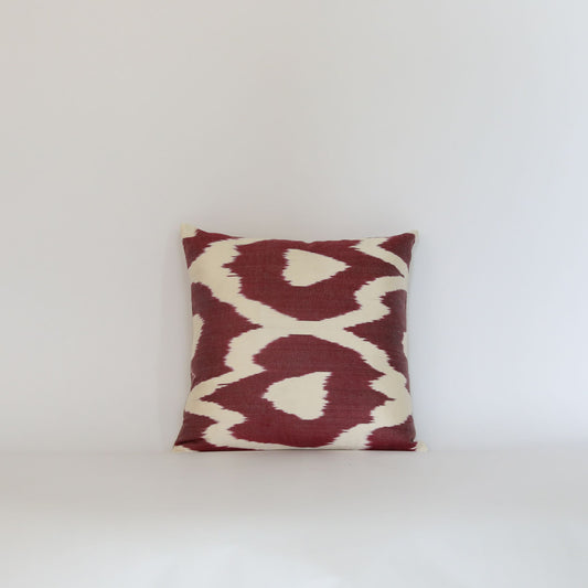 Silk Ikat Burgundy