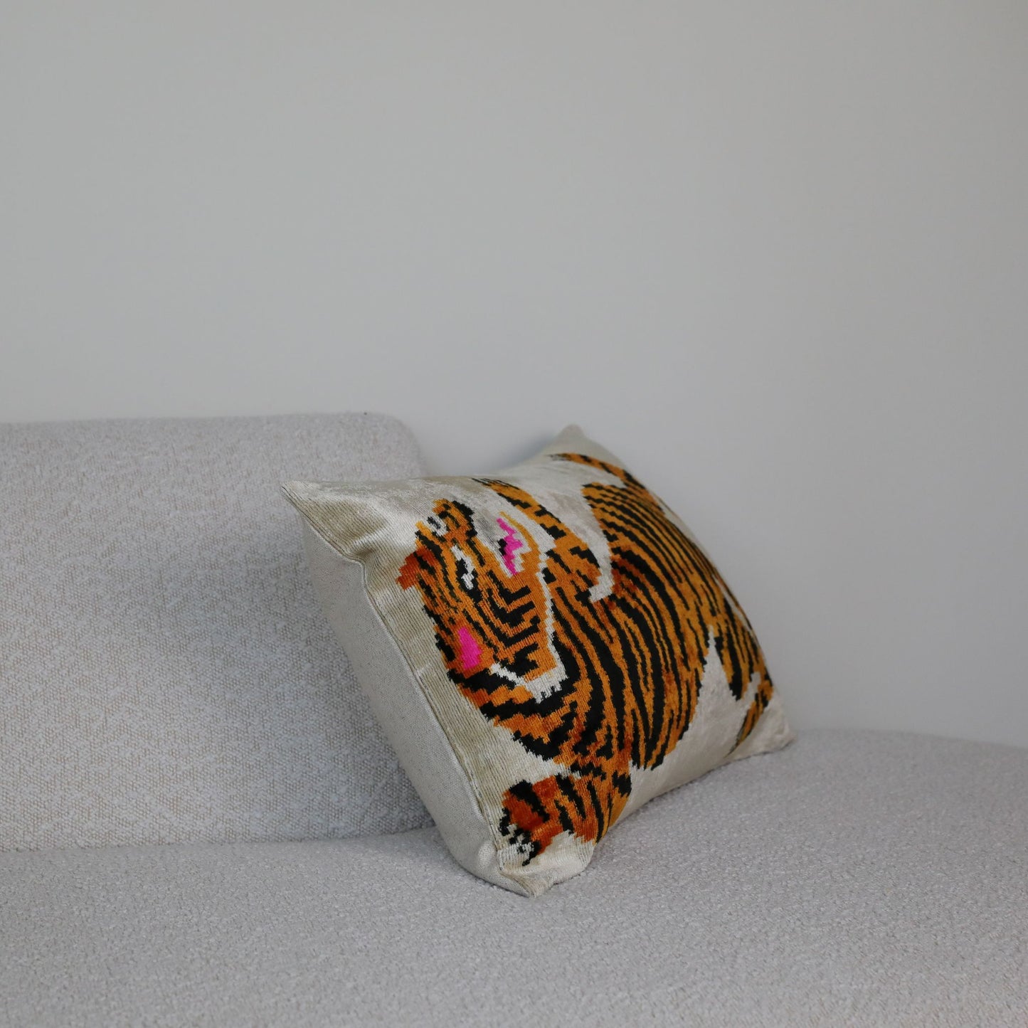 Velvet Ikat  Wild Tiger