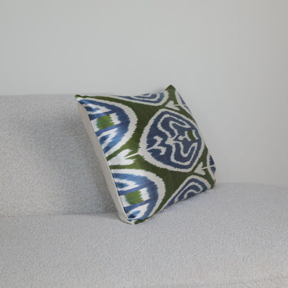 Silk Ikat Medallion Pattern