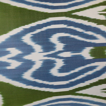 Silk Ikat Medallion Pattern
