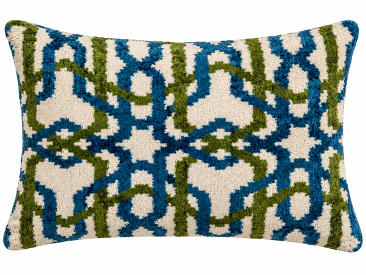 Miro Velvet Ikat Pillow Cover
