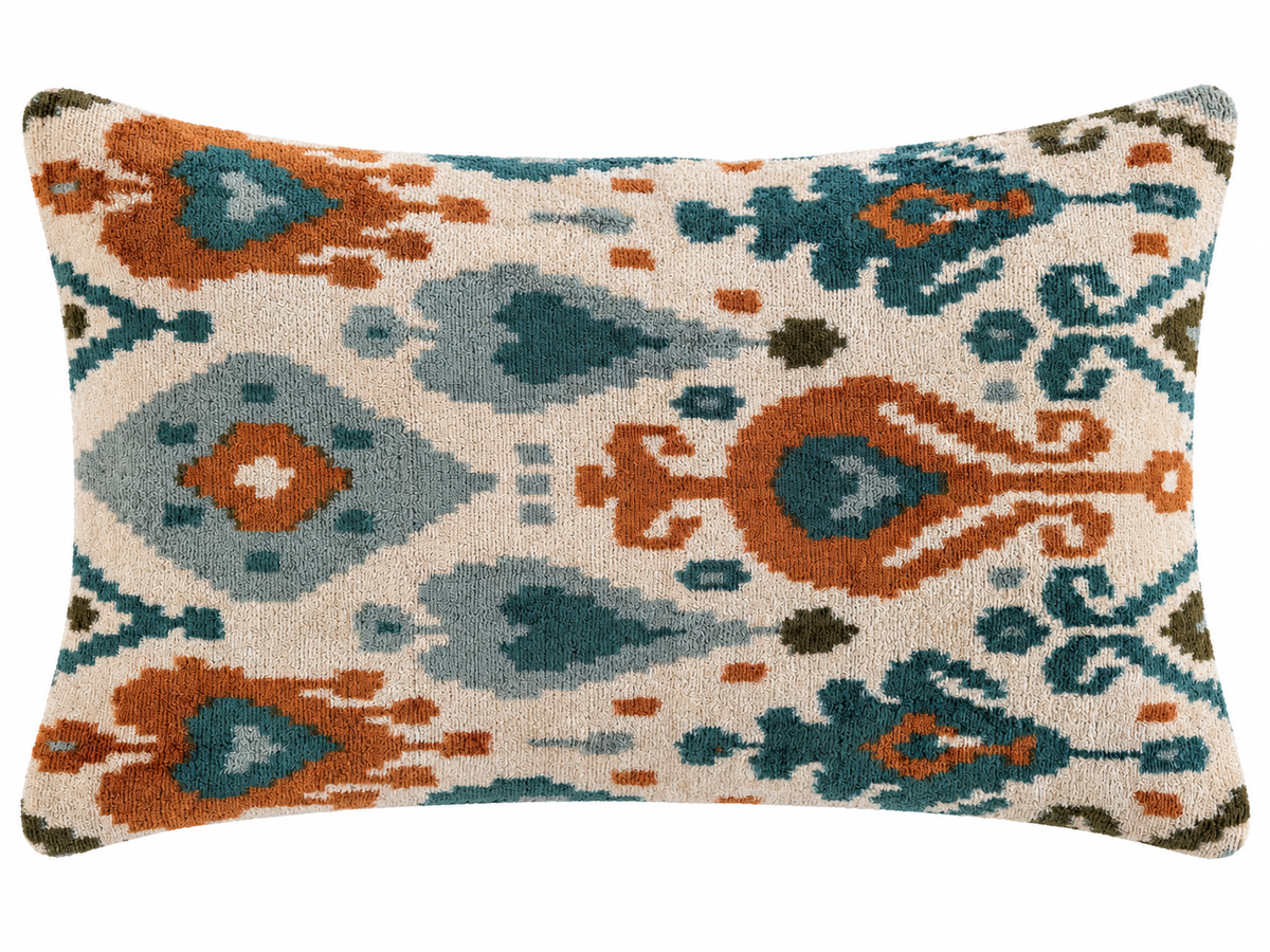 Siena Velvet Ikat Pillow Cover
