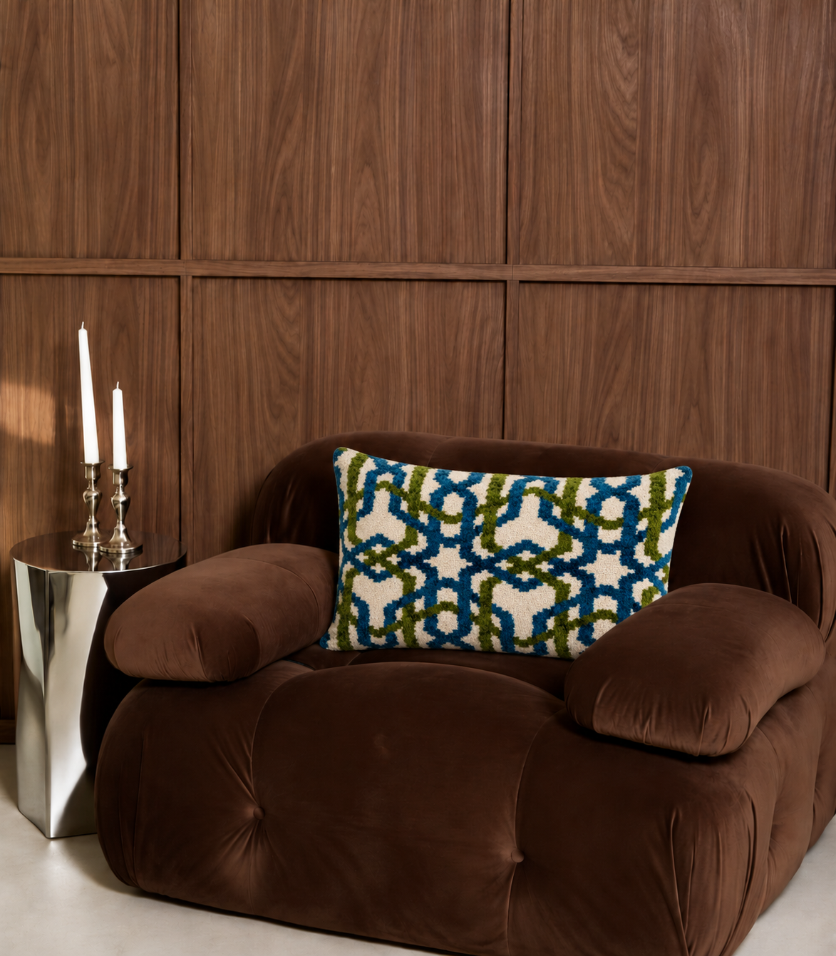 Miro Velvet Ikat Pillow Cover